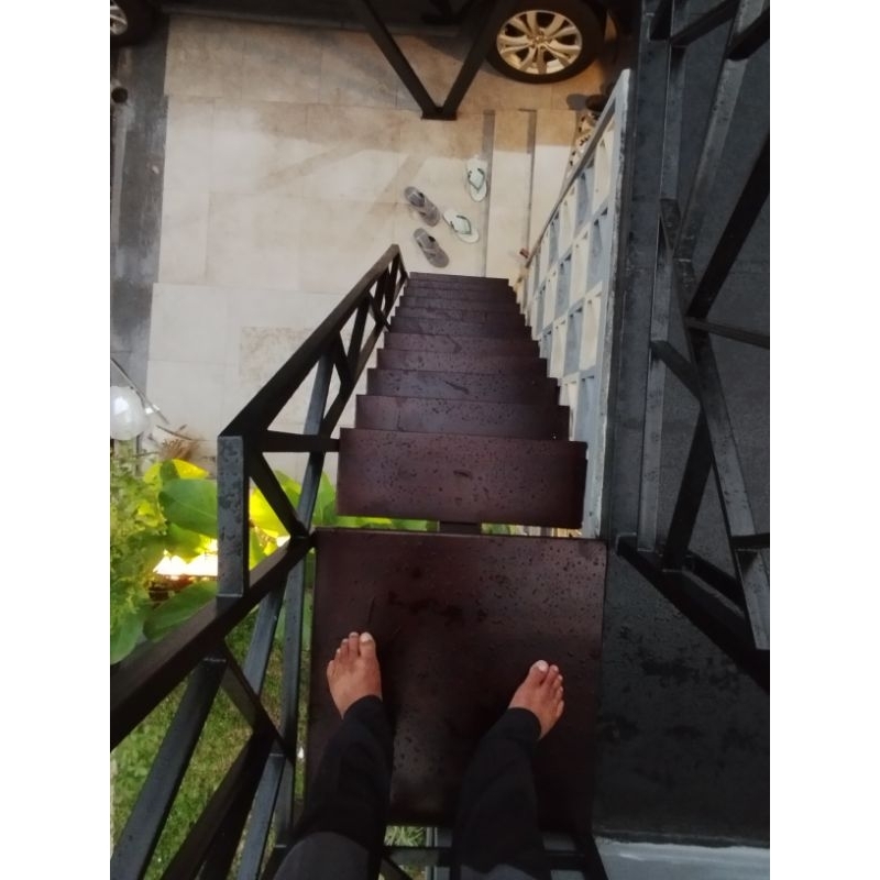 Kanopi Canopy Mezzanine + Tangga + Railing