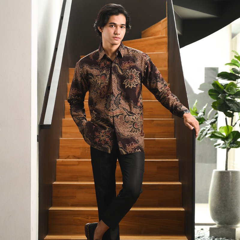 Batik Ayman - RAHAGI | Kemeja Batik Pria Katun Solo Halus