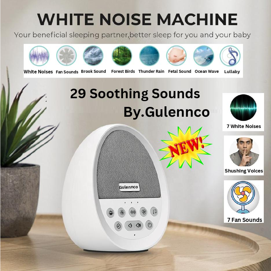 White Noise Machine Baby Shusher baby sleep music Portable Gift