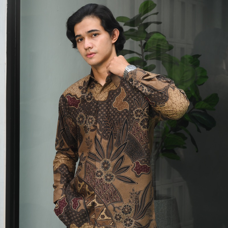 Batik Ayman - RAHARDIAN GOLD | Kemeja Batik Pria Katun Solo Halus