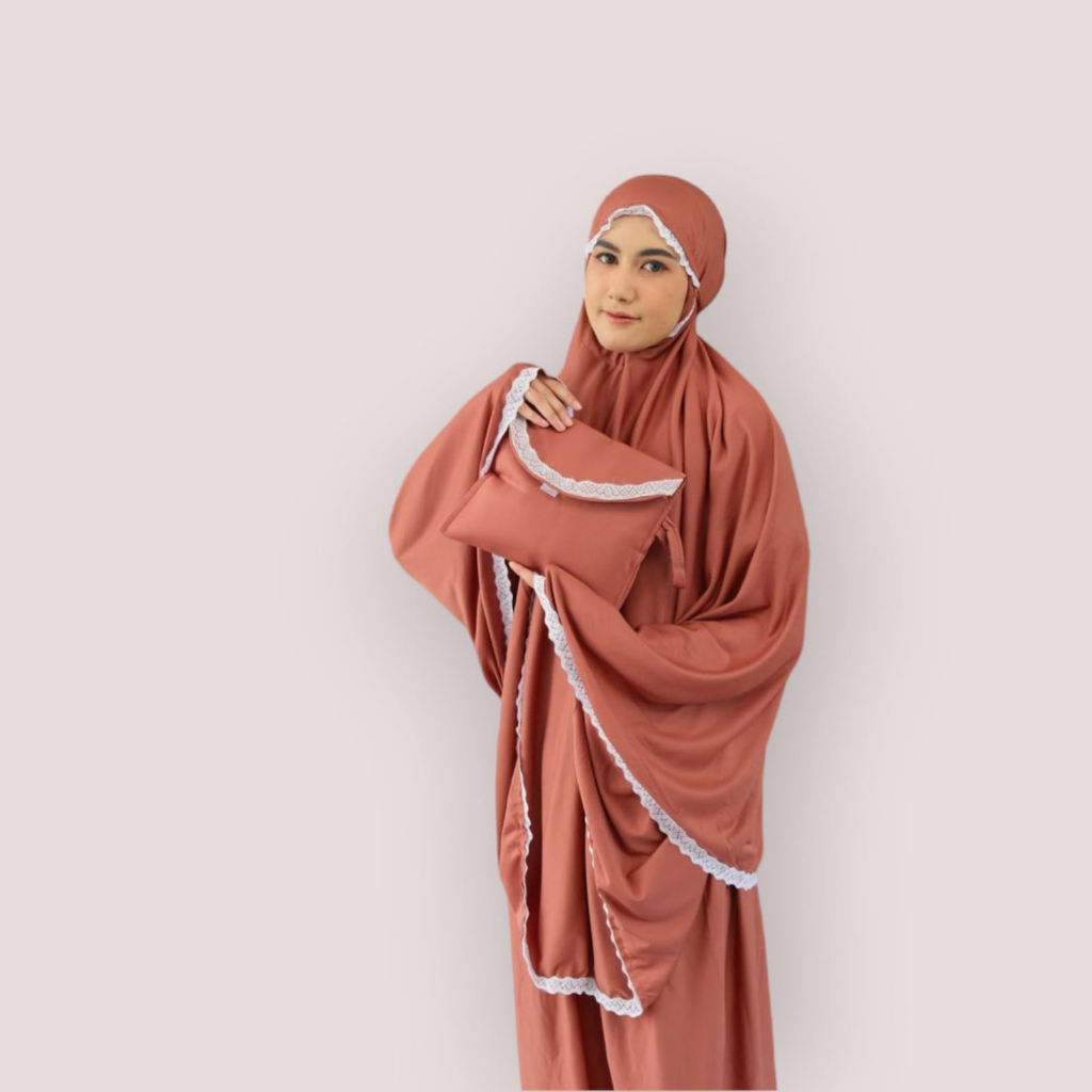 Mukena hyget amplop renda premium