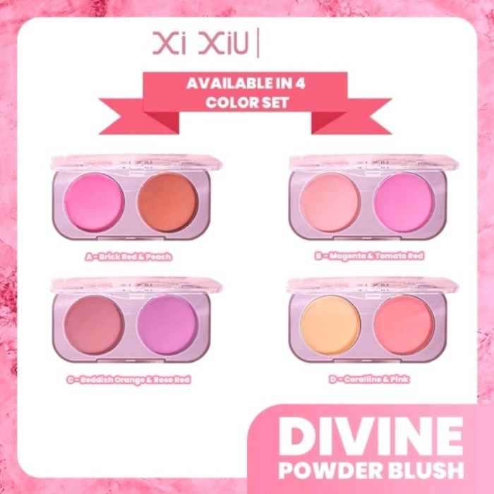 XI XIU DIVINE POWDER BLUSH | BLUSH ON | POWDER BLUSH COLOR