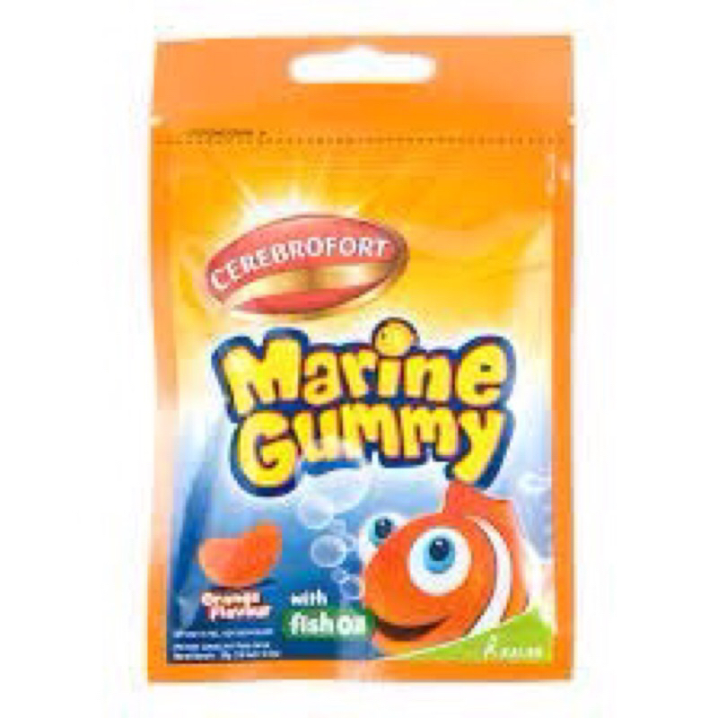 Cerebrofort Marine Gummy ALL RASA / Vitamin Anak / Vitamin Tumbuh Kembang Anak / Suplemen Daya Tahan Tubuh / Nutrisi Otak Anak