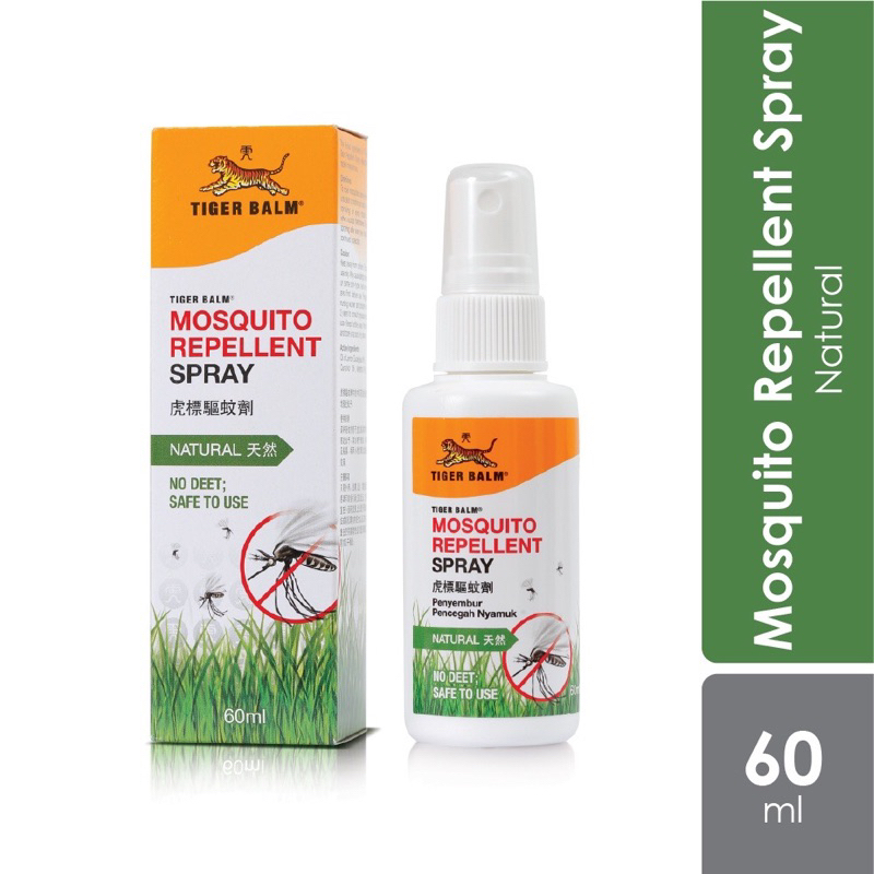 Tiger Balm Mosquito Repellent Spray 60ml / Spray Anti Nyamuk