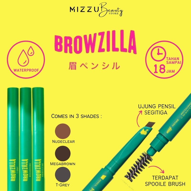 Mizzu Eye Browzilla - Pensil Alis Segitiga Triangle