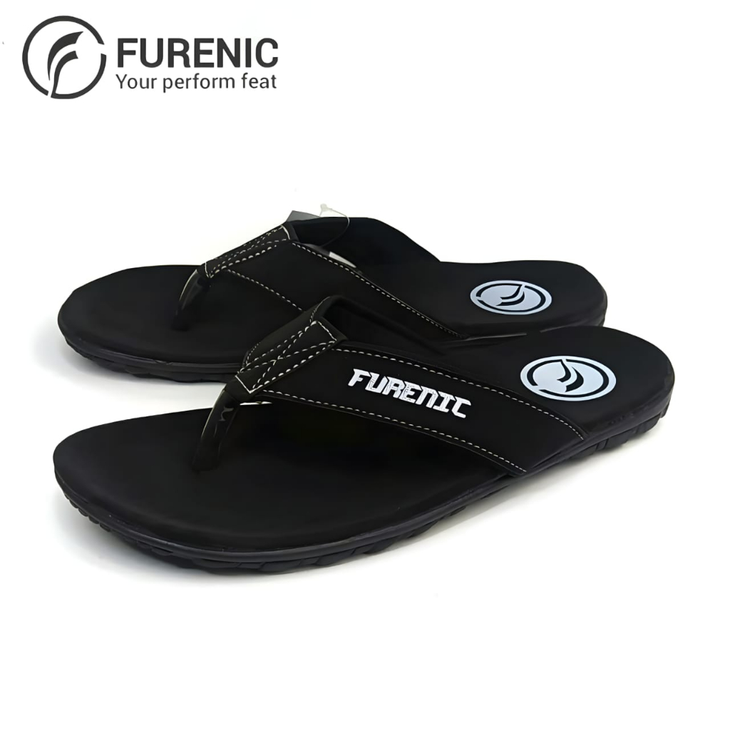 Sandal Sendal Pria Jepit Furenic Cowok Kekinian Dewasa Casual Distro Cowo Japit Keren Murah Original Terbaru