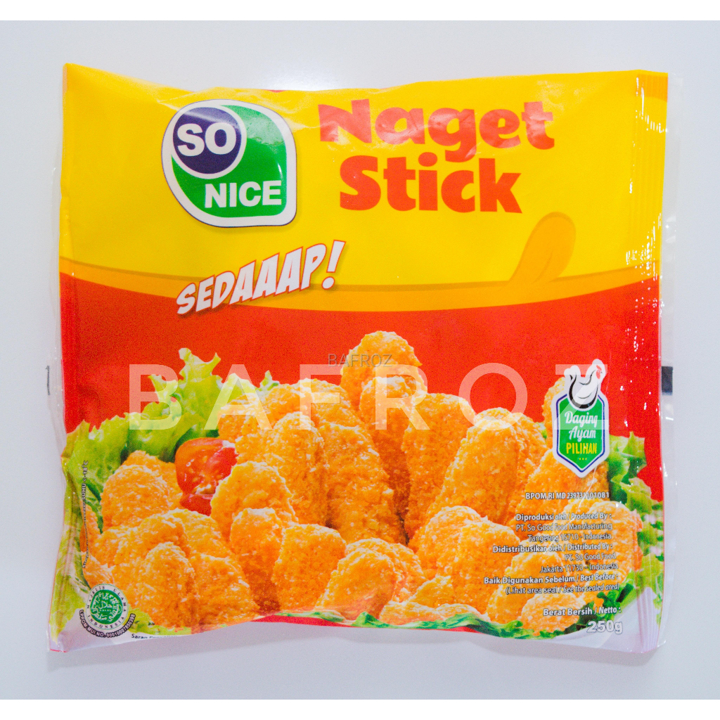 

So Nice Chicken Nugget Stick 250gr