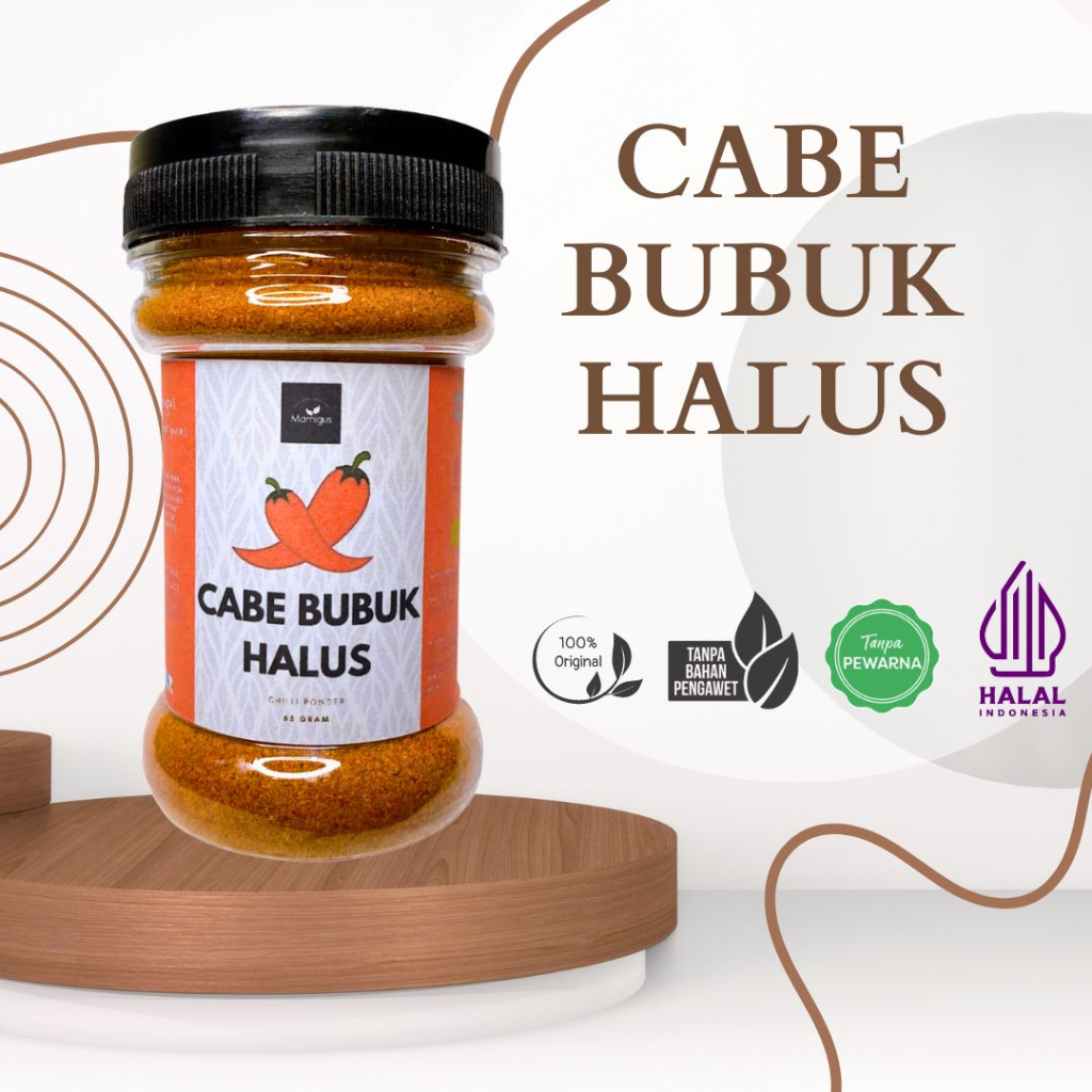 

CABAI CABE BUBUK HALUS / Chilli Powder Rempah Dapur dan Bumbu Masak Botol