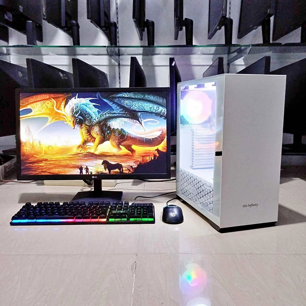 PC GAMING FULLSET Core i7 Ram 8gb Ssd Hdd 1Tb Vga 2gb ddr5 Siap pakai