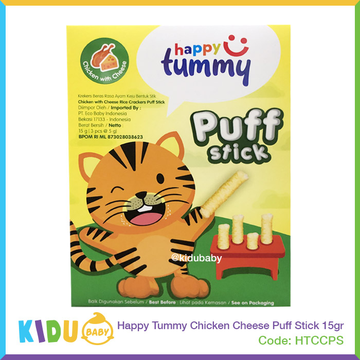 Happy Tummy Puff Stick Biskuit Bayi Anak Sehat Kidu Baby