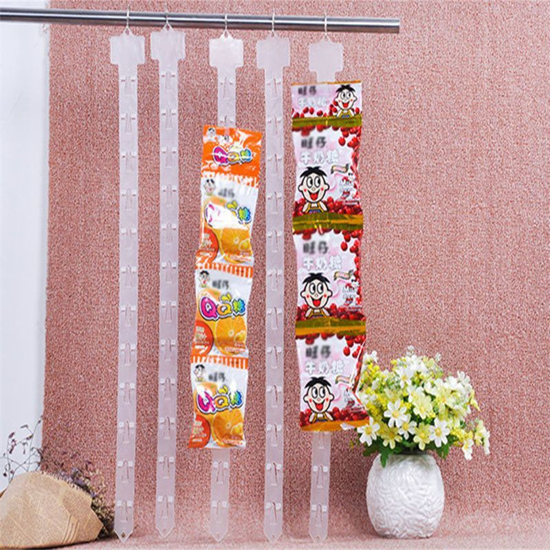 10pcs Clip Strip Display Makanan 62cm Strip Klip