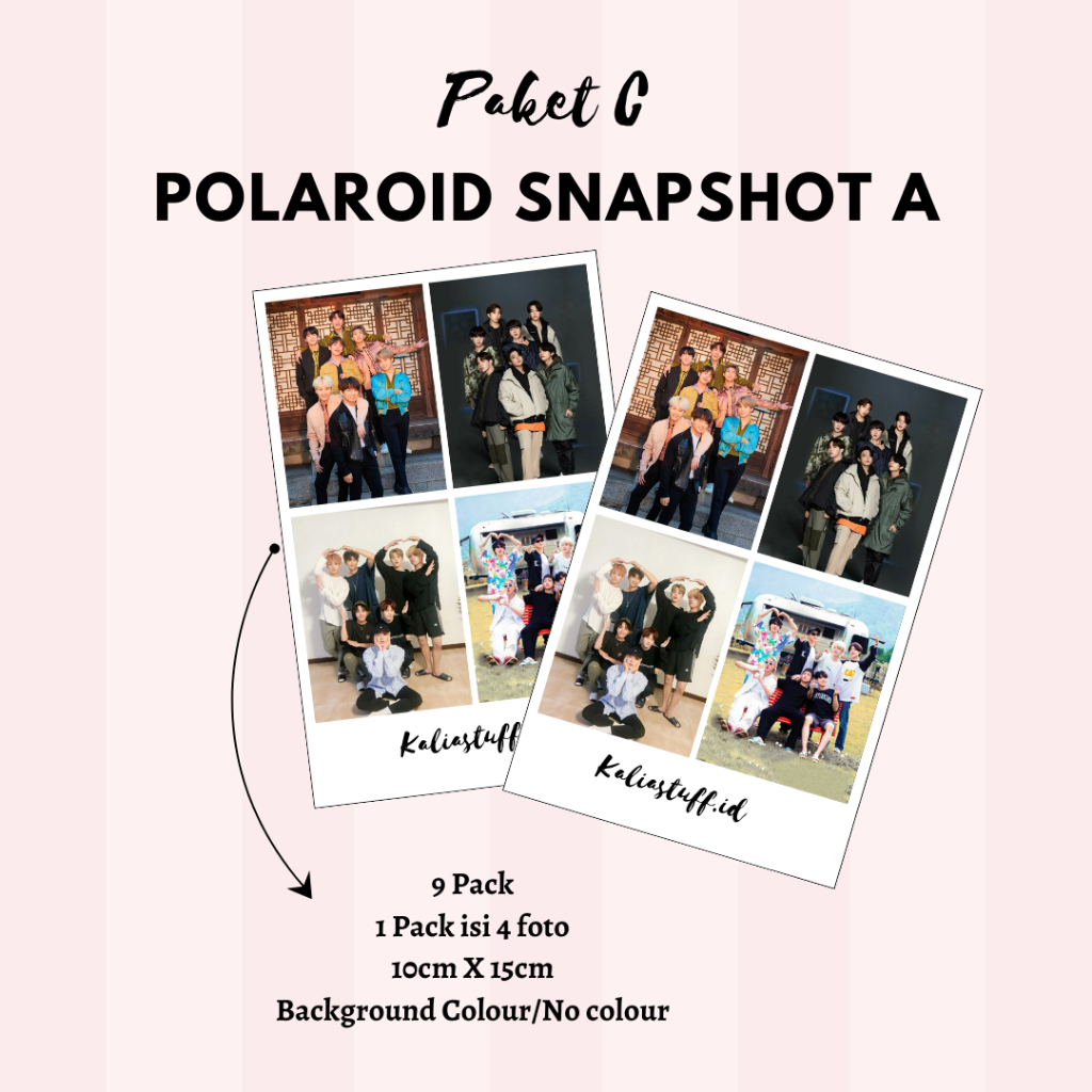 Polaroid snapshot | cetak foto polaroid | polaroid box | polaroid strip