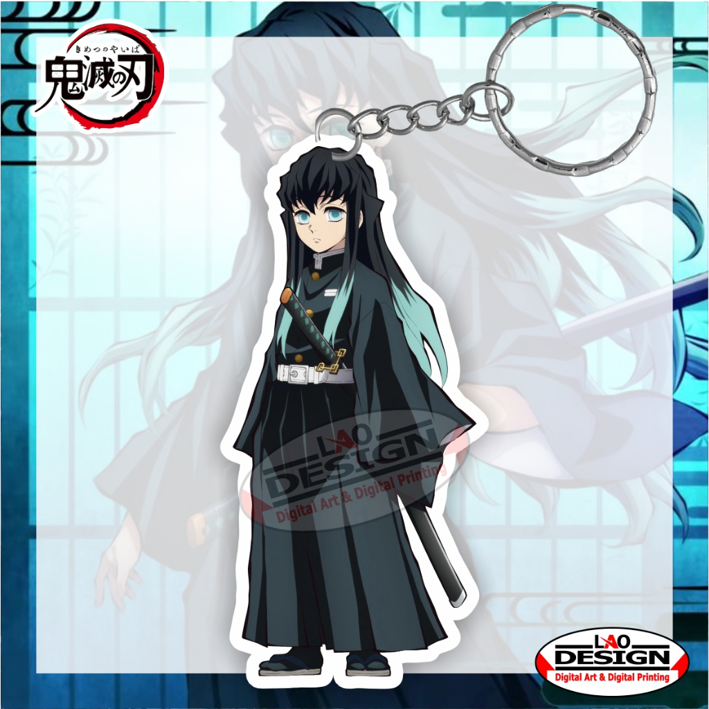 Gantungan Kunci MUICHIRO TOKITO HASHIRA KABUT Demon Slayer Kimetsu No Yaiba - Gantungan Kunci Akrili