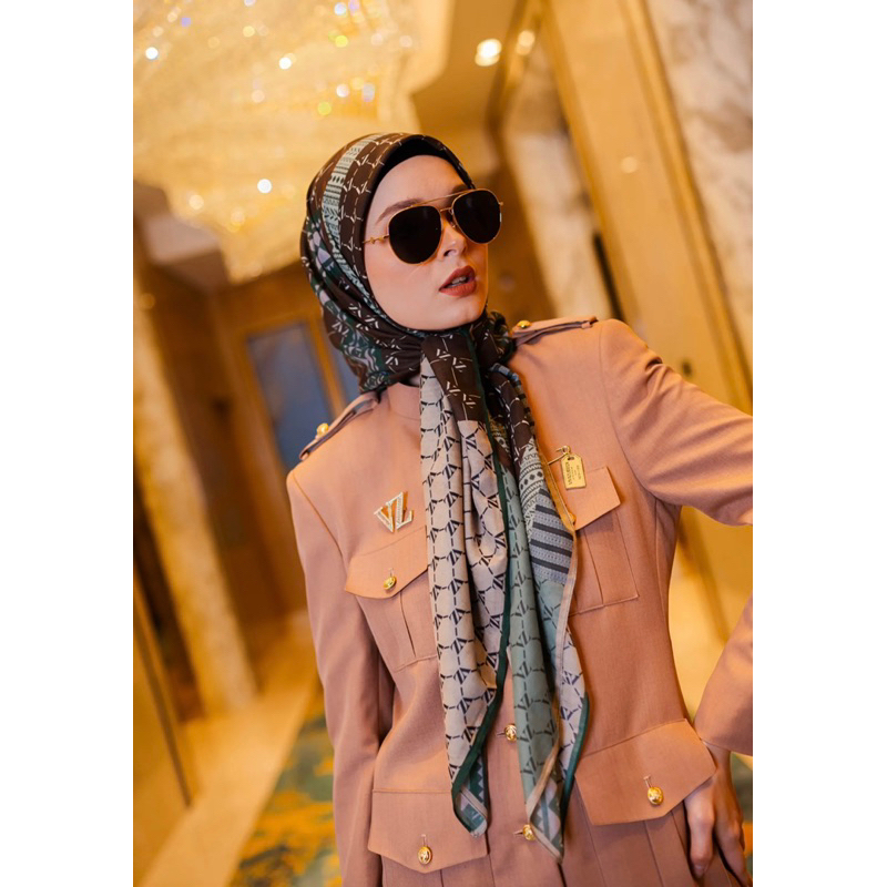 VIVIZUBEDI ECLIPSE AVOCADO SCARF READY SIAP KIRIM