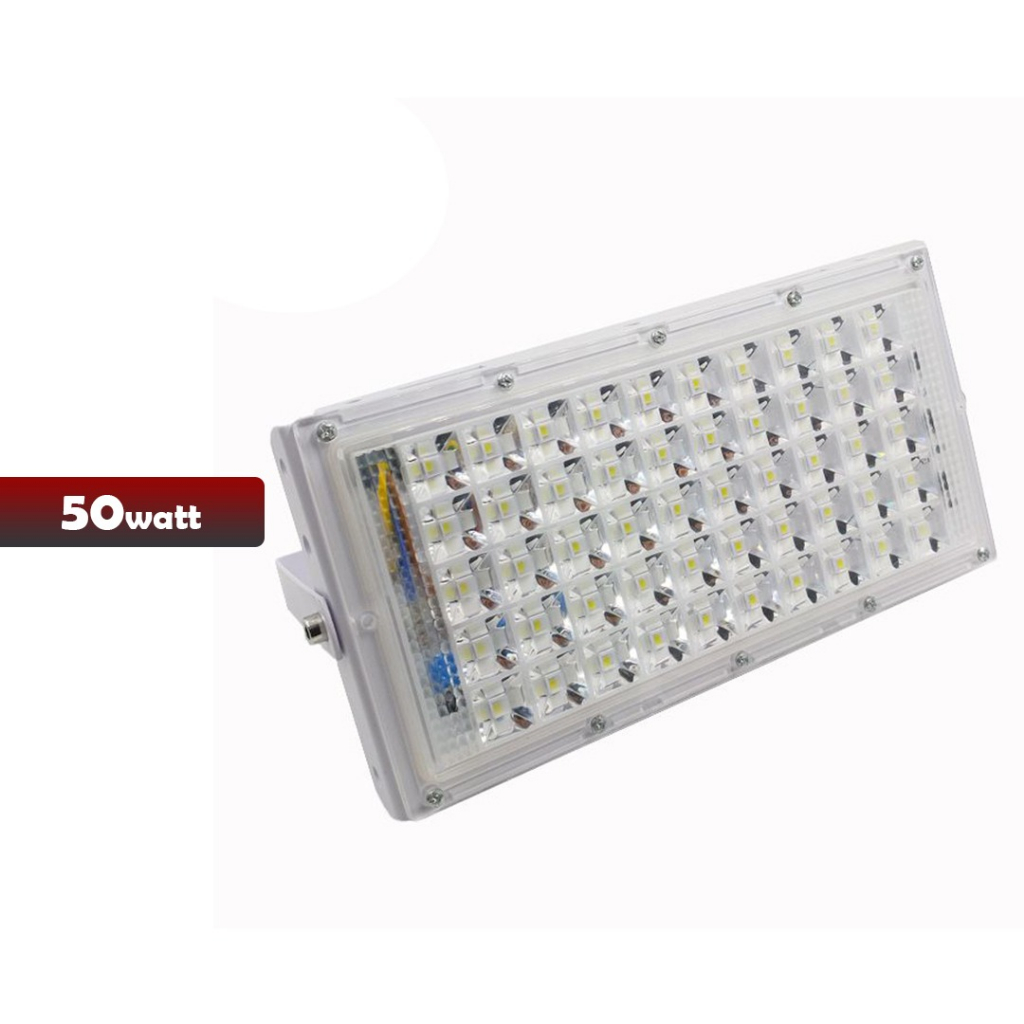 LAMPU SOROT LED tembak slim SMD 50w 50 watt floodlig - SOSOYO