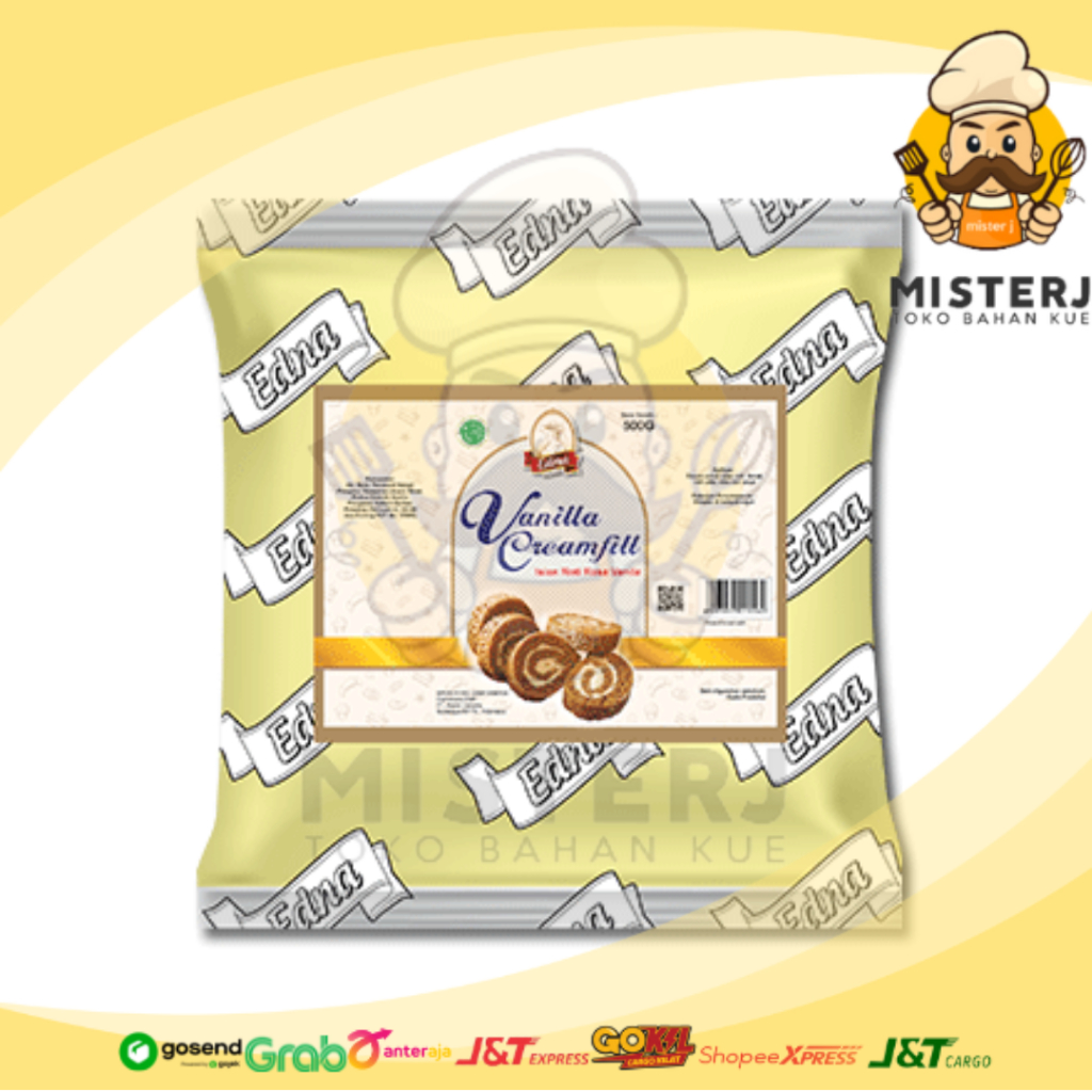 

Edna Vanilla Creamfill | 500 Gram | Selai Edna Rasa Vanila | BEST SELLER