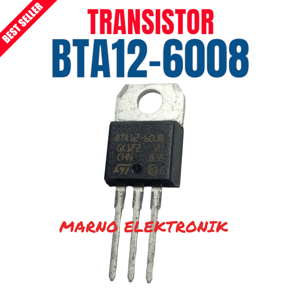 TRANSISTOR TR BTA12-6008 BTA12 6008 BTA12-600 BTA12 600 BTA12600B BTA12600 ASLI ORI ORIGINAL