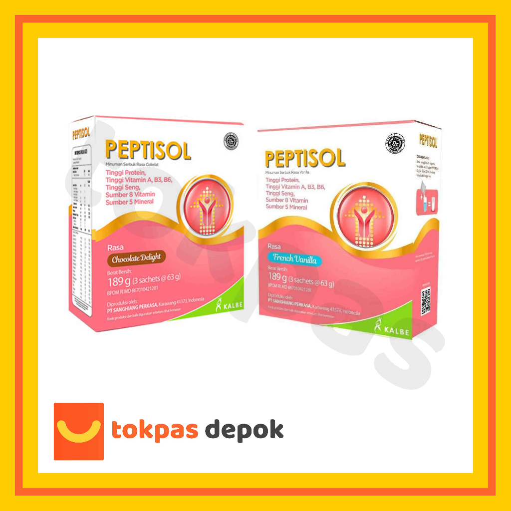 

Peptisol Vanila/Coklat 189 gram - Nutrisi Tinggi Protein Rendah Residu