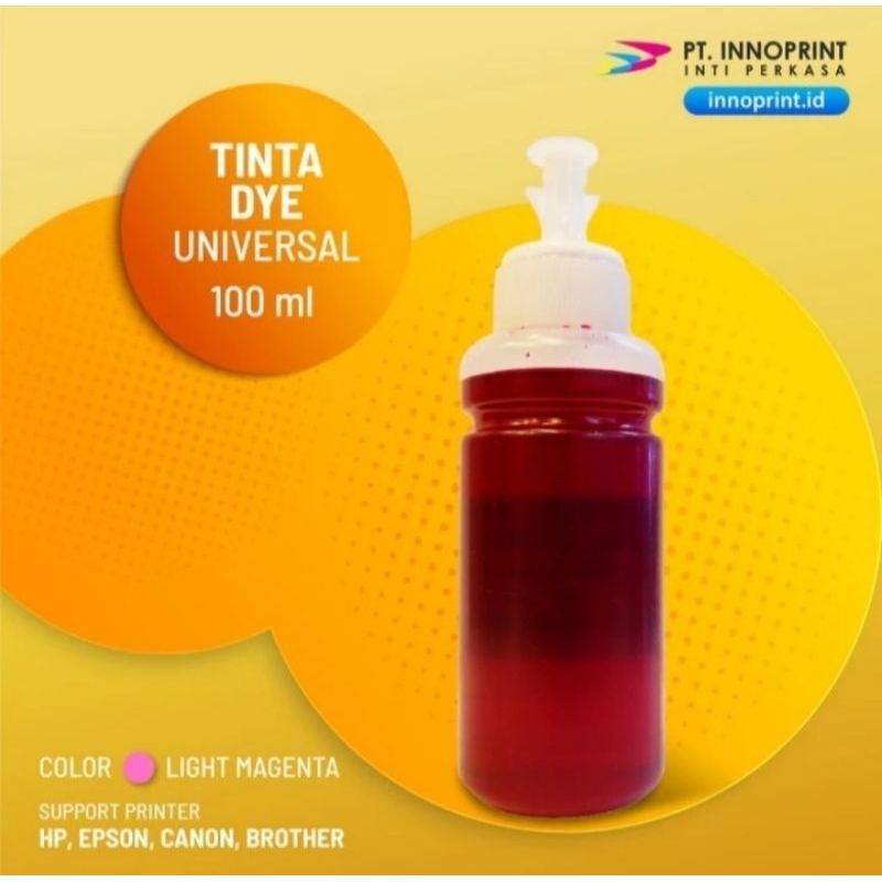 Tinta Botol Cair Bisa Untuk Semua Printer Tanpa Label 100 ml CMYK