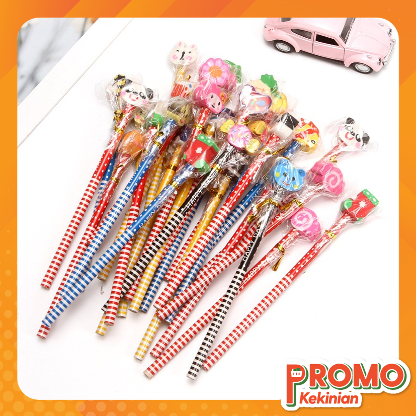 

PROMO KEKINIAN - S5691 Pensil Penghapus / Pensil Karakter + Penghapus Pensil Lucu / Pensi Ada Penghapus Karakter Unik Lucu / Pensil Fancy Souvernir