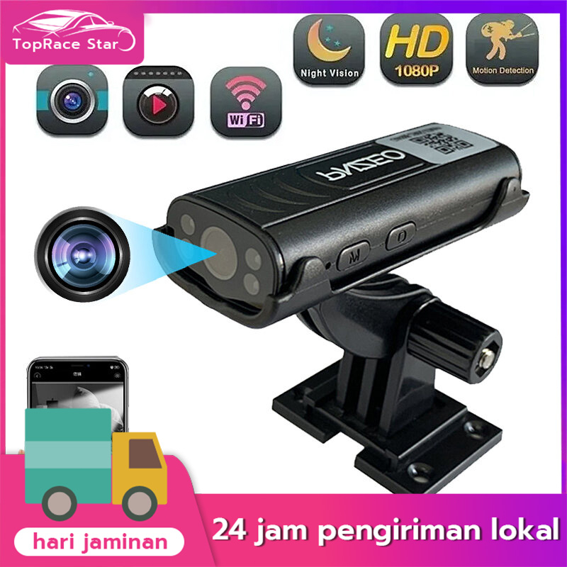 Spy Camera Mini Wifi Baterai Internal FHD 2MP 1080P Kamera Cctv Mini Tersembunyi Tanpa Kabel Securit