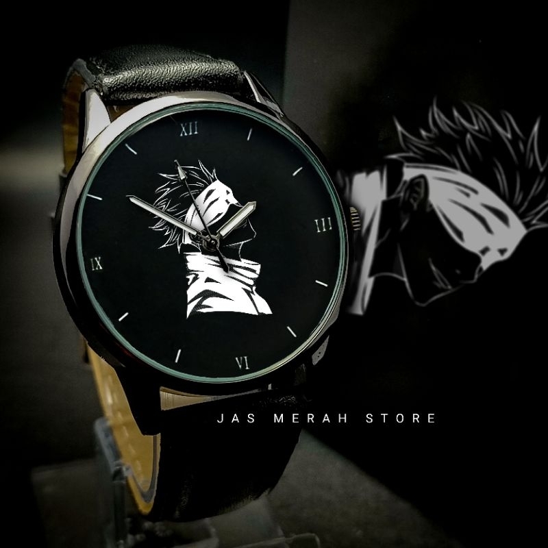 Jam Tangan Gojo Satoru Side Of Premium Include Double Strap &amp; Box Jujutsu