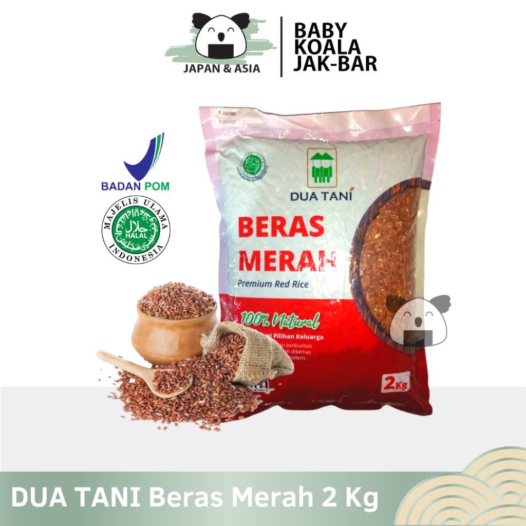 

DUA TANI Beras Merah 2 Kg │ Red Rice...