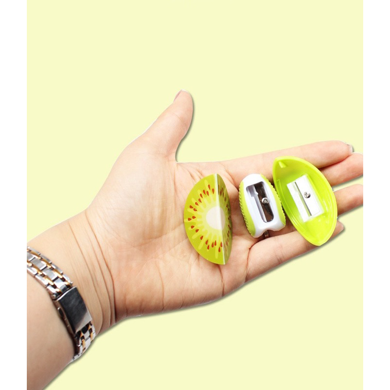 Serutan pensil tajam unik dan lucu rautan manual bentuk buah buahan