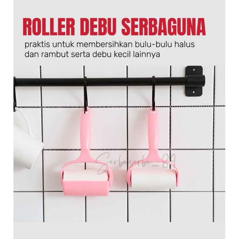 Roll debu pembersih serbaguna perekat bulu pet debu lantai