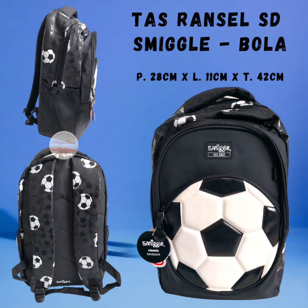 Tas Ransel Sekolah Anak SD Smiggle anak cewek &amp; cowok