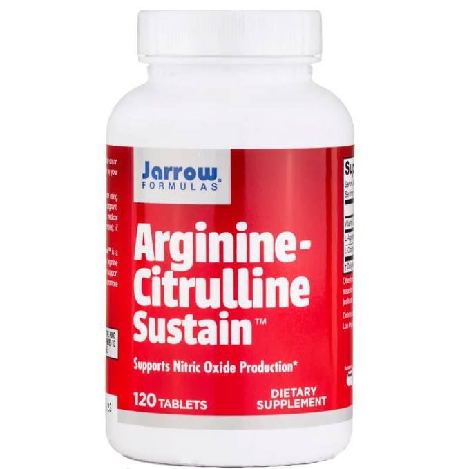 Arginine Citrulline Sustain 120 Tablets Jaga Kesehatan Peredaran Darah ORI USA