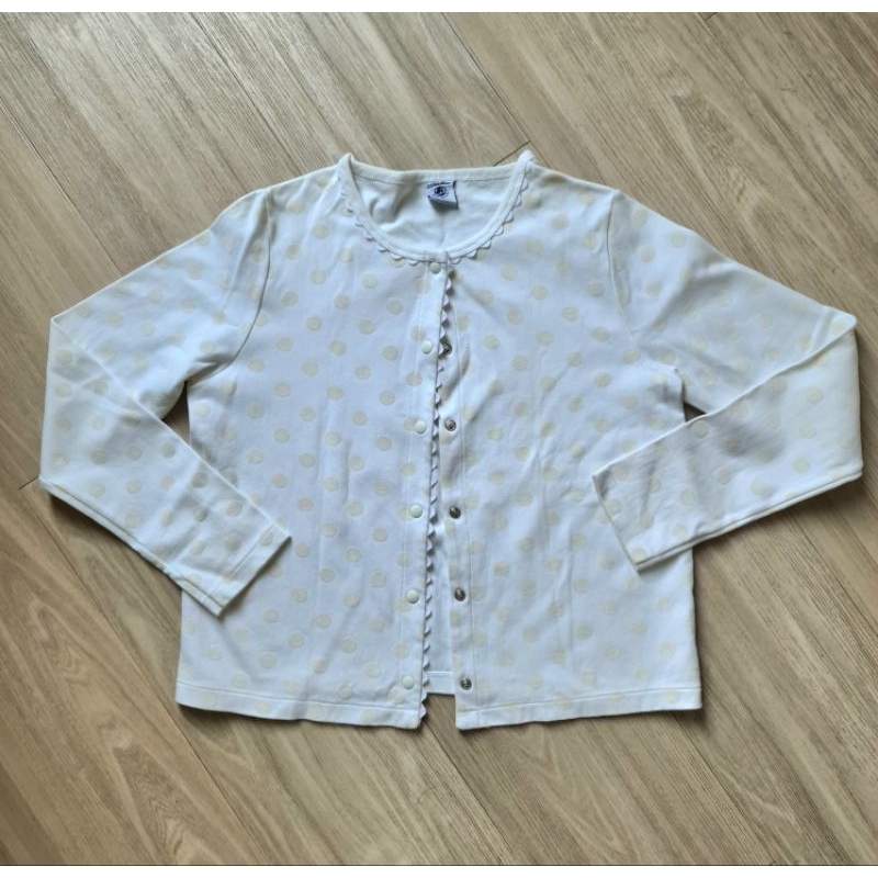 (PRELOVED) Petit Bateau branded cardigan anak ukuran 12Y