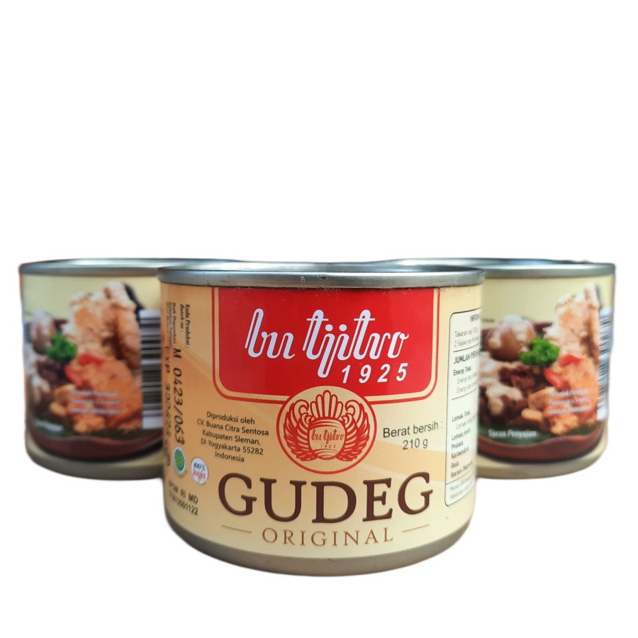 Gudeg Kaleng Bu Tjitro Varian Original Asli Jogja - 210Gram