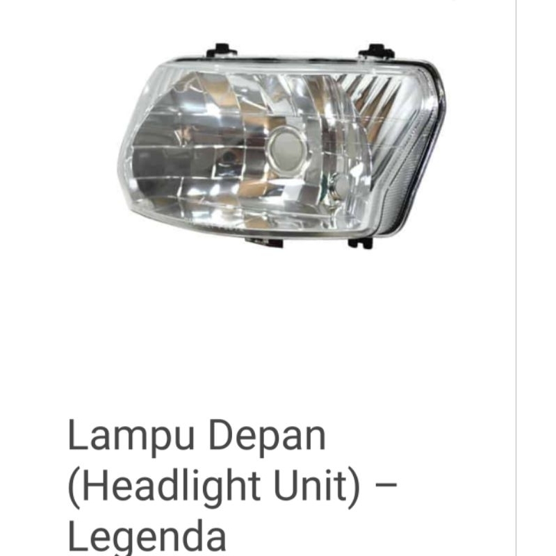 Lampu Depan reflektor (Headlight Unit) – Legenda lampu depan legenda