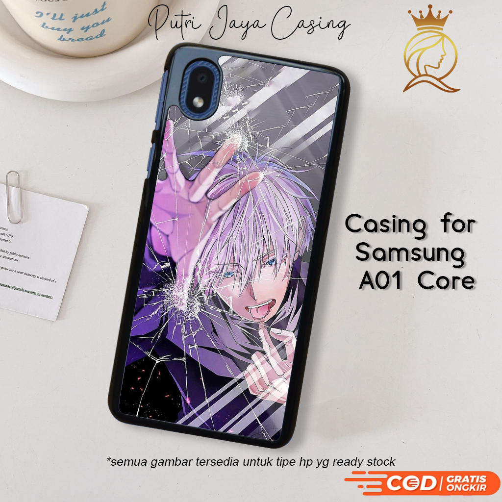 Case Hp Samsung A01 Core Casing Samsung A01 Core Motif ANIMEGOJO3 Casing Terbaru Case Karakter Lucu 