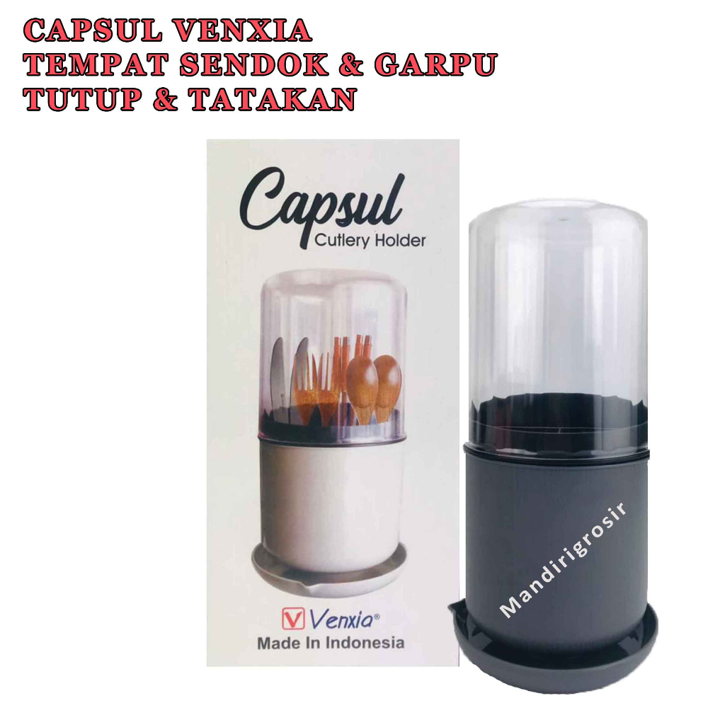 Tempat Sendok &amp; Garpu * Capsul Venxia * Tempat Sendok Serbaguna