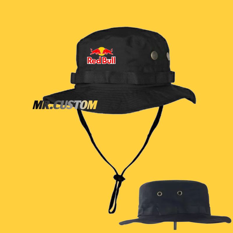 Topi Rimba Redbull /Topi Gunung Outdoor/Topi Hiking Pria Wanita REDBULL LOGO