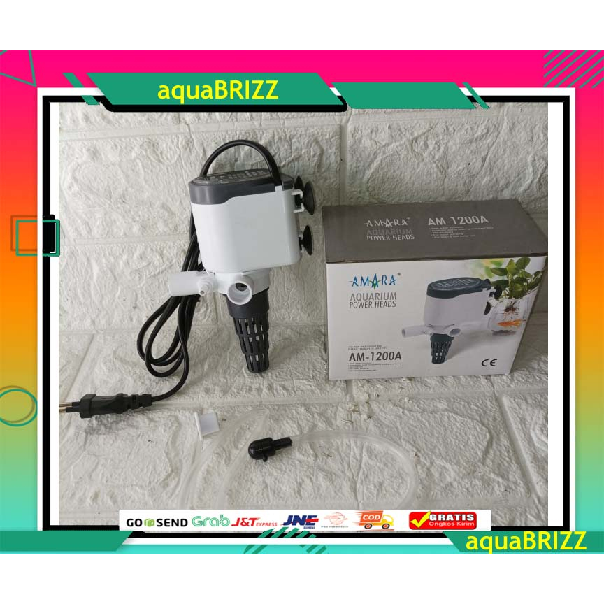 Pompa Air Aquarium Amara Power Head Amara AM 1200 A Low Watt MURAH