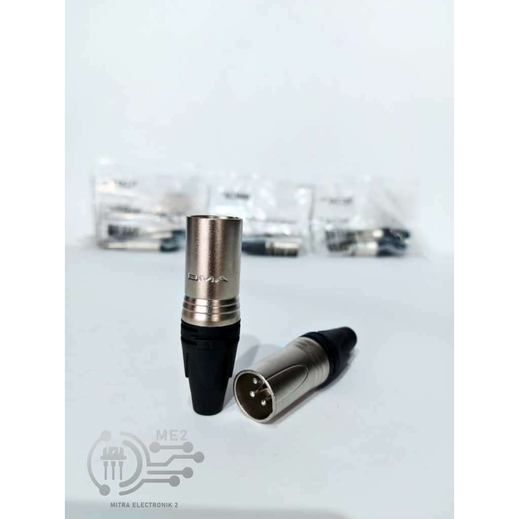 Jack 3pin Canon Male BMA XLR AC3MM Original