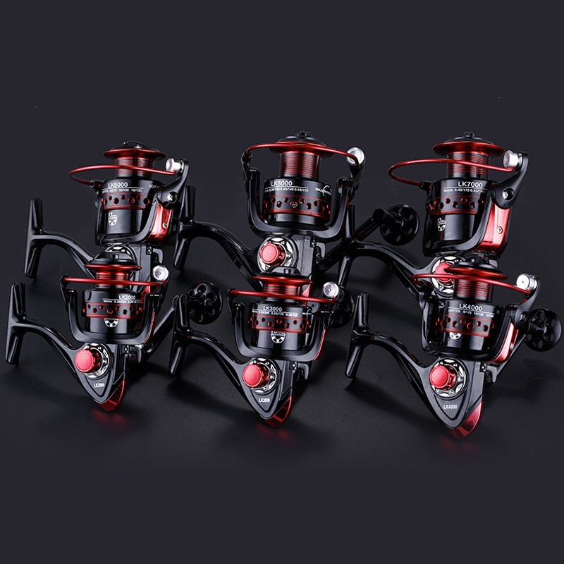 Reel Pancing besi 13BB 10kg drag 5.2:1 Metal Front Drag Menangani Kumparan Air Asin Memancing Gear spinning reel