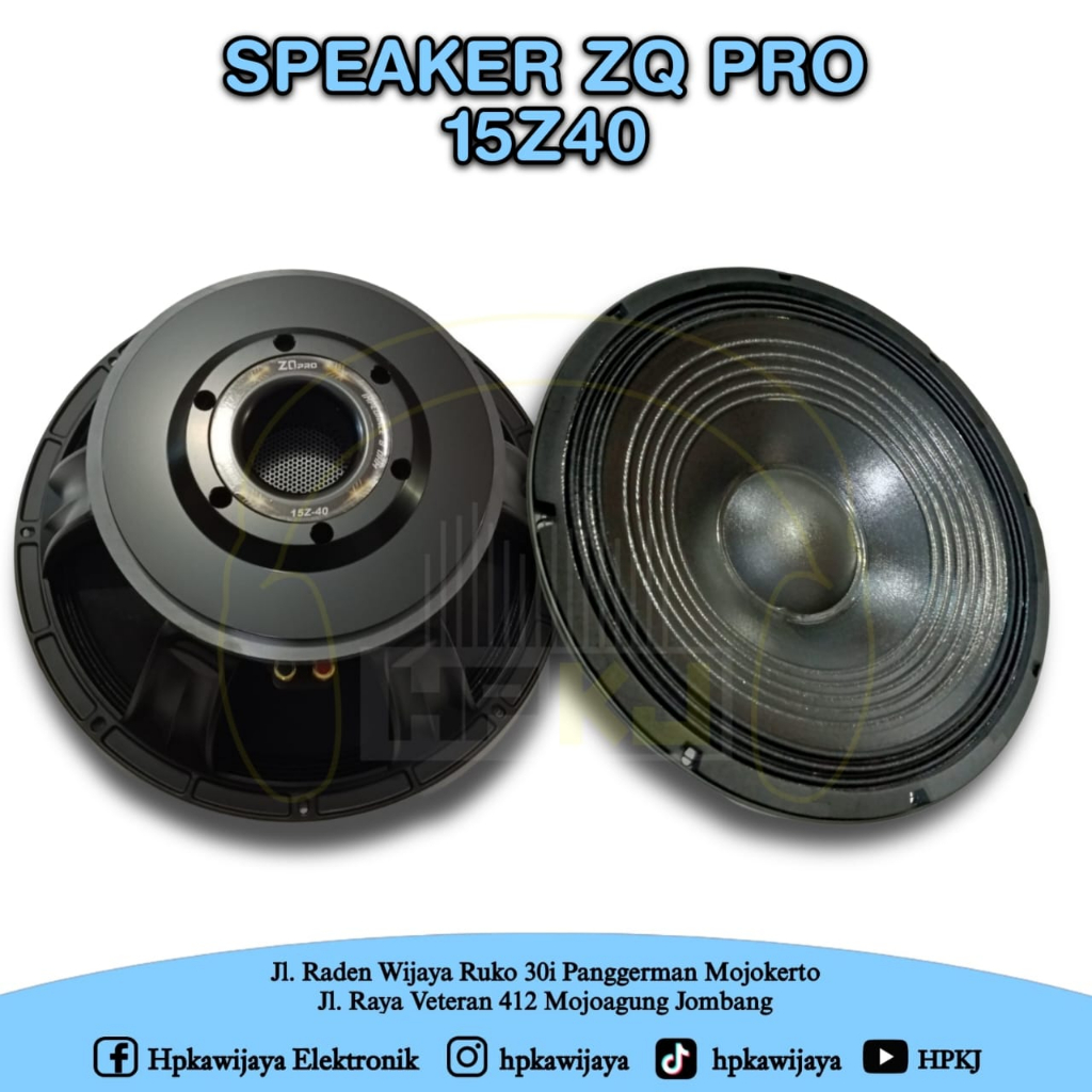 SPEAKER ZQ PRO 15" 15Z-40 speaker spiker zqpro 15 inch 15z-40