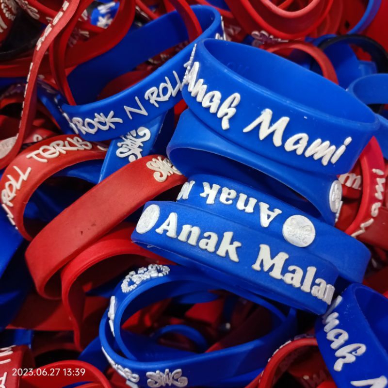 Gelang karet slank nggak ada matinya / gelangkaret / gelangsilikon / gelangcowok / gelangcewek / cod