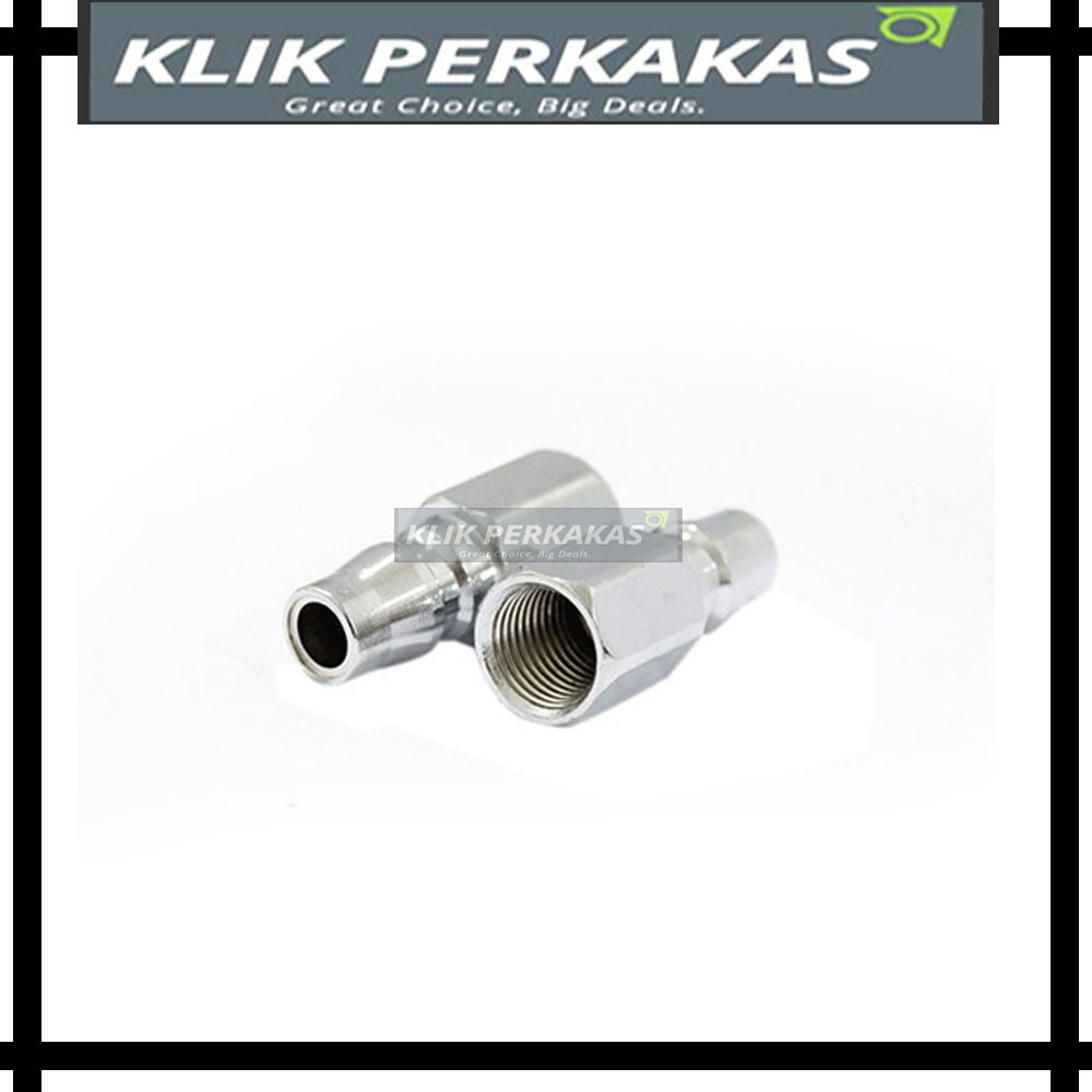 PF20 Konektor Plug Spray Gun ke Selang PU Spiral model Quick Coupling