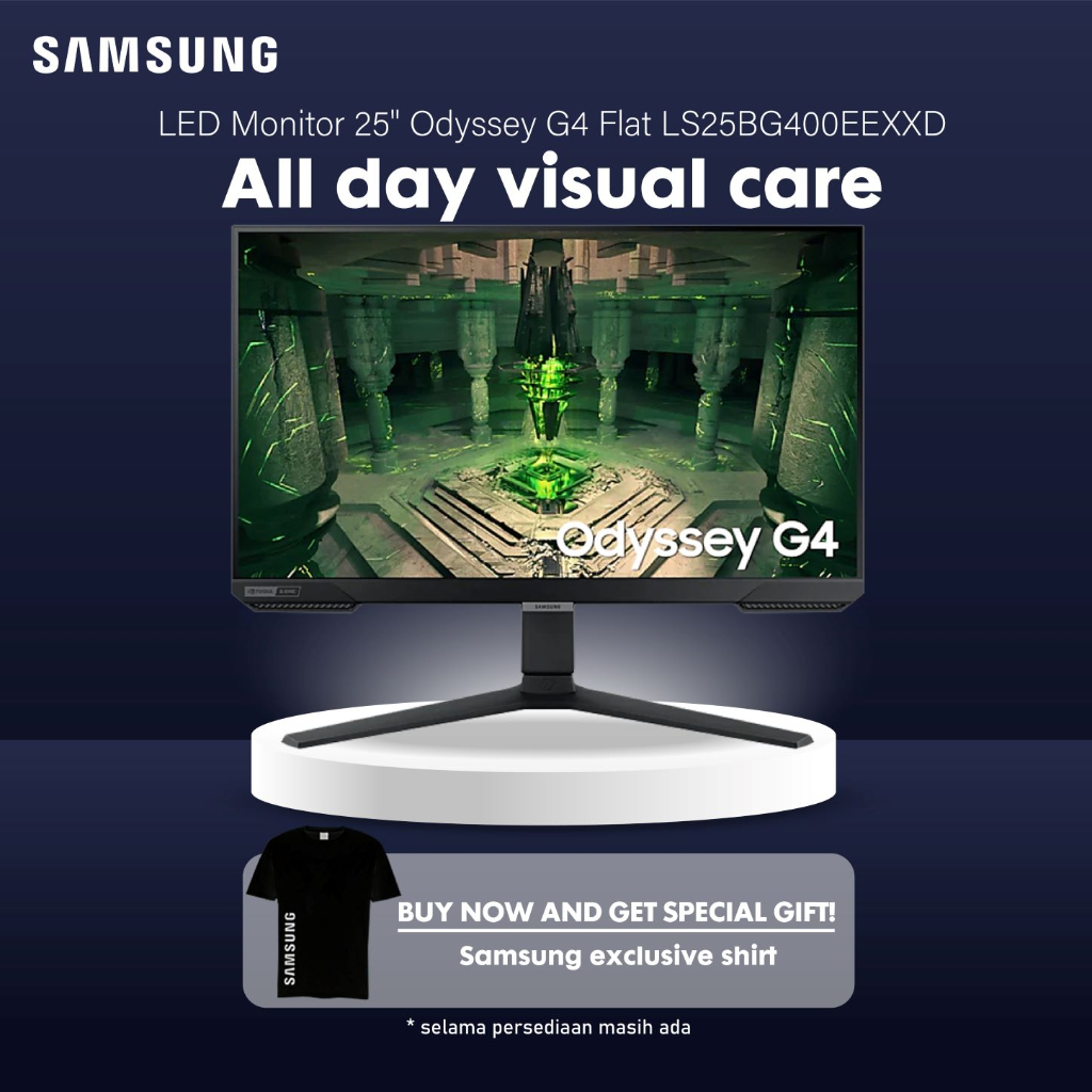 MONITOR SAMSUNG ODYSSEY G4 LS25BG400 25 240Hz 1ms FHD- LS25BG400EEXXD