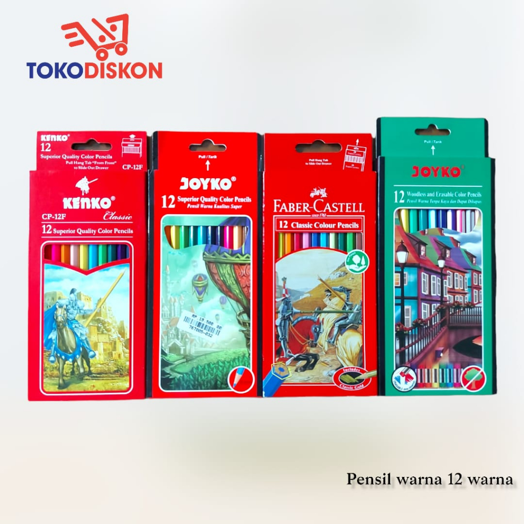 

Back To School Pensil Warna 12 Warna