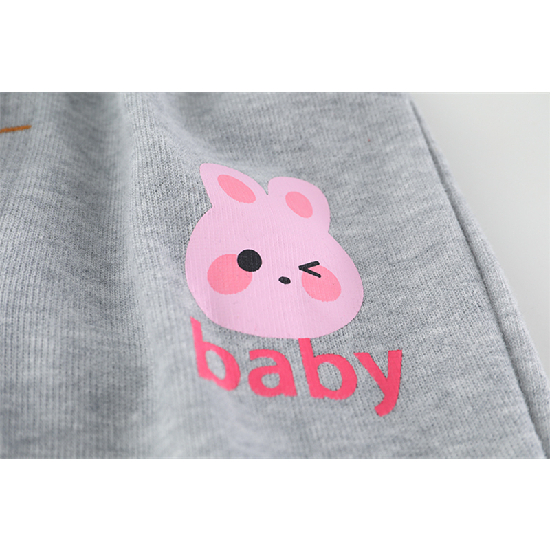 Setelan premium baju anak perempuan MOTIF BABY BUNNY usia 6 bulan - 5 tahun / pakaian lengan panjang lucu