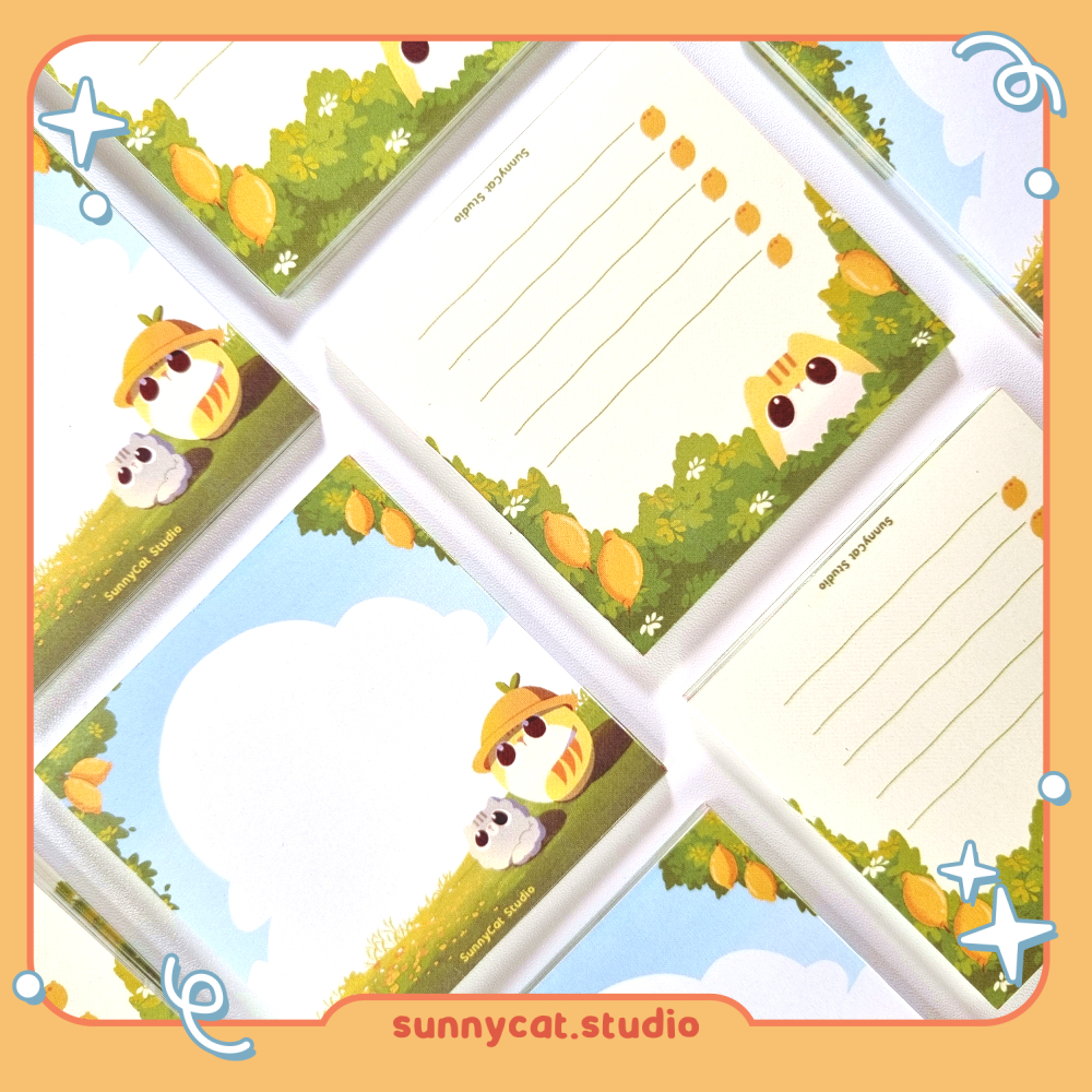 

Memopad SunnyCat Lemon Lucu