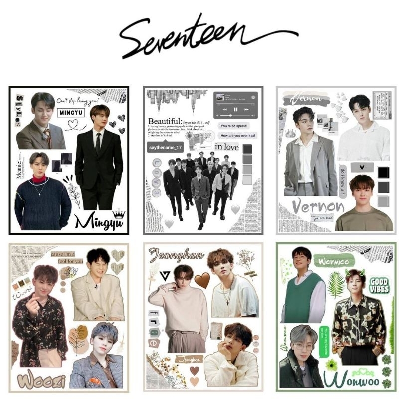 Stiker Set Seventeen