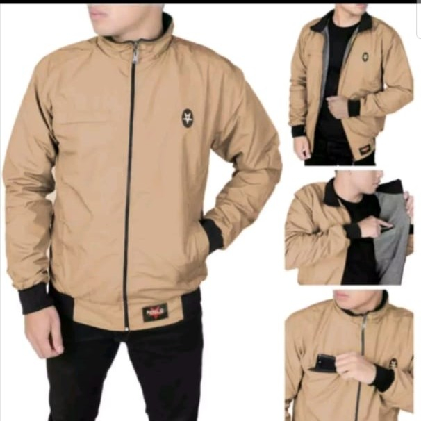 Jaket Parasut Pria Outdoor / Jaket Parasut Riding / Jaket Riding BAGOOS