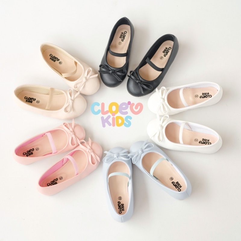 CLOEVKIDS - READY STOCK Fairy Size 30-35 Flat shoes sepatu pesta anak perempuan